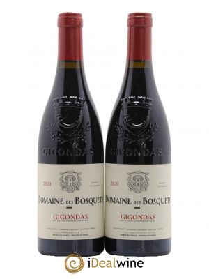 Gigondas Réserve Domaine des Bosquets 2020 - Lot of 2 Bottles