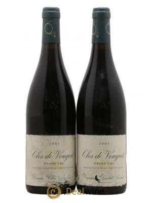 Clos de Vougeot Grand Cru Chantal Lescure  2001 - Lot of 2 Bottles
