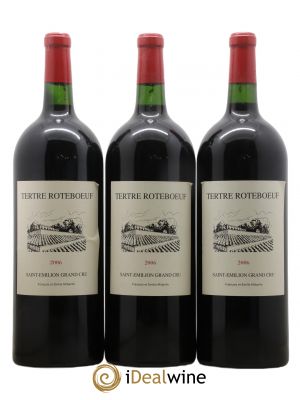 Château Tertre Roteboeuf  2006 - Lot of 3 Magnums