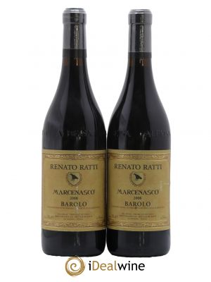 Barolo DOCG Marcenasco Renato Ratti 2008 - Lot de 2 Bottles