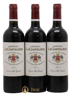 Château la Gaffelière 1er Grand Cru Classé B  2015 - Lotto di 3 Bottiglie