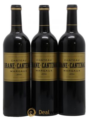 Château Brane Cantenac 2ème Grand Cru Classé  2014 - Lot of 3 Bottles