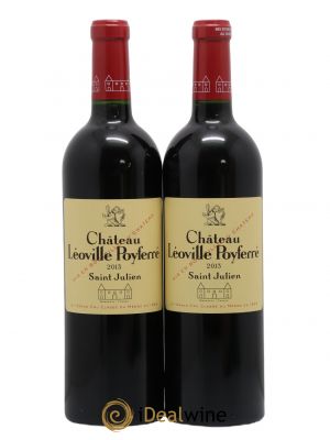 Château Léoville Poyferré 2ème Grand Cru Classé 2013 - Lot de 2 Bottles