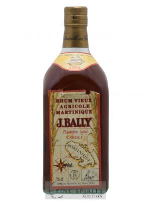 J. Bally 1985 Of. Plantations Lajus du Carbet   - Lot of 1 Bottle