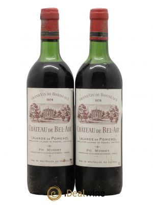 Château de Bel-Air  1976 - Lotto di 2 Bottiglie