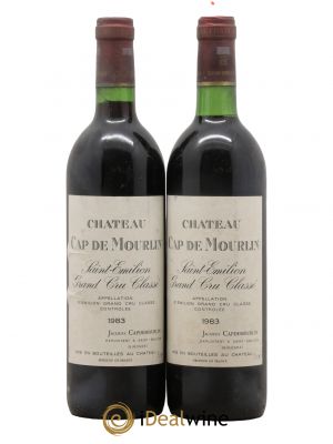Château Cap de Mourlin Grand Cru Classé 1983 - Lot de 2 Bottles