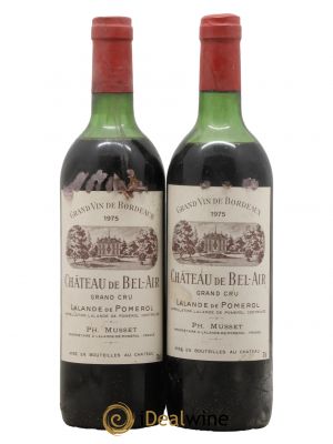 Château de Bel-Air 1975 - Lot de 2 Bottiglie