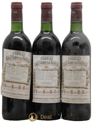 Château Balestard la Tonnelle Grand Cru Classé  1983 - Lotto di 3 Bottiglie