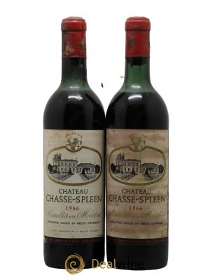 Château Chasse Spleen 1966 - Lot de 2 Bottles