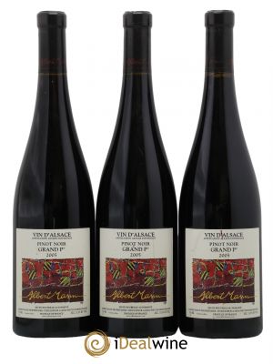 Alsace Pinot Noir Grand P Albert Mann 2005 - Lot de 3 Bottles