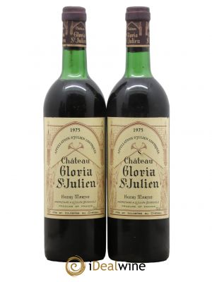 Château Gloria  1975 - Lot of 2 Bottles