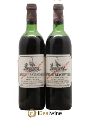 Château Beychevelle 4ème Grand Cru Classé 1979 - Lot de 2 Bottles