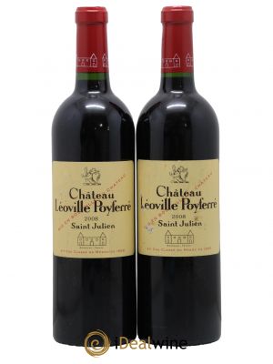 Château Léoville Poyferré 2ème Grand Cru Classé  2008 - Lotto di 2 Bottiglie