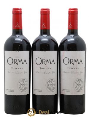 Italie Igt Toscane Orma Orma 2009 - Lot of 3 Bottles