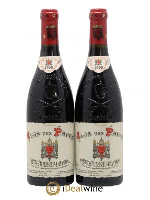 Châteauneuf-du-Pape Clos des Papes - Paul Avril  1998 - Lot of 2 Bottles