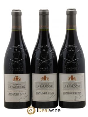 Châteauneuf-du-Pape La Barroche (Domaine de) Signature Julien Barrot  2009 - Lot of 3 Bottles