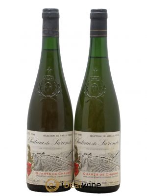 Quarts de Chaume Château de Suronde Vieilles Vignes 1990 - Lot of 2 Bottles