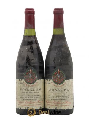 Volnay Chevaliers Tastevin Catherine Guillemard Hermory 1992 - Lot de 2 Bouteilles