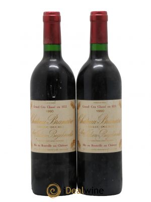 Château Branaire Ducru 4ème Grand Cru Classé  1990 - Lotto di 2 Bottiglie