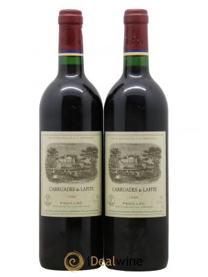 Carruades de Lafite Rothschild Second vin 1996 - Lot de 2 Flaschen