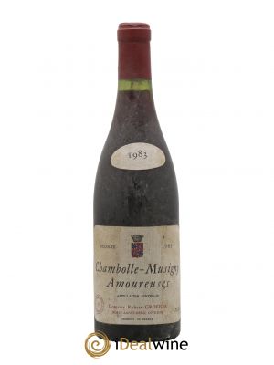 Chambolle-Musigny 1er Cru Les Amoureuses Robert Groffier Père & Fils (Domaine)  1983 - Lot of 1 Bottle