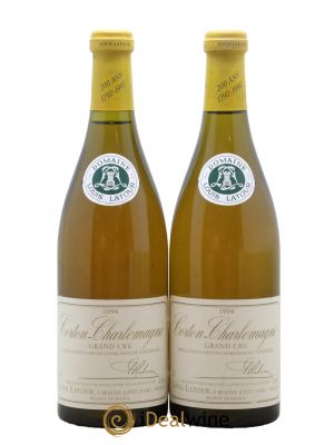Corton-Charlemagne Grand Cru Louis Latour  1994 - Lot of 2 Bottles