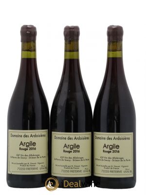 Vin des Allobroges -Saint-Pierre-de-Soucy Argile Ardoisières (Domaine des) 2016 - Lot de 3 Bouteilles
