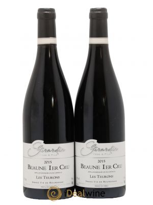 Beaune 1er Cru Les Teurons Domaine Girardin 2015 - Lot of 2 Bottles