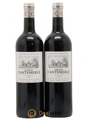 Château Cantemerle 5ème Grand Cru Classé 2020 - Lot de 2 Bottles