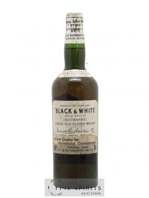 Black & White Of. Buchanan's Choice International Connoisseurs   - Lot of 1 Bottle