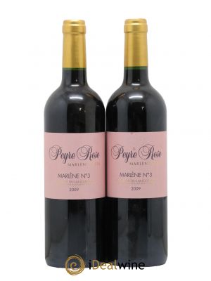 Vin de France (anciennement Coteaux du Languedoc) Peyre Rose Marlène n°3 Marlène Soria 2009 - Lot de 2 Bottles