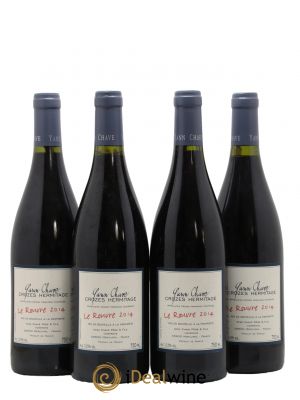 Crozes-Hermitage Le Rouvre Yann Chave  2014 - Lot of 4 Bottles