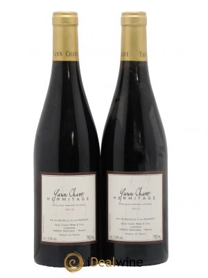 Hermitage Yann Chave  2013 - Lot of 2 Bottles