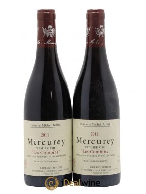 Mercurey 1er Cru Les Combins Michel Juillot (Domaine) 2011 - Lot of 2 Bottles