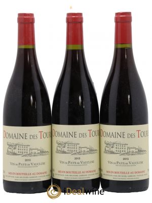 IGP Vaucluse (Vin de Pays de Vaucluse) Domaine des Tours Emmanuel Reynaud 2015 - Lot de 3 Bouteilles
