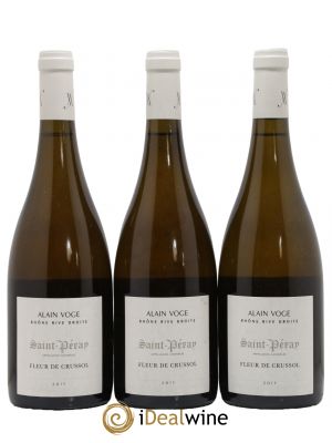 Saint-Péray Fleur de Crussol  Alain Voge (Domaine) 2015 - Lot de 3 Bottles