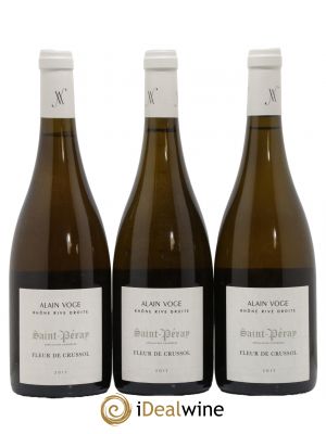 Saint-Péray Fleur de Crussol Alain Voge (Domaine)  2015 - Lot of 3 Bottles