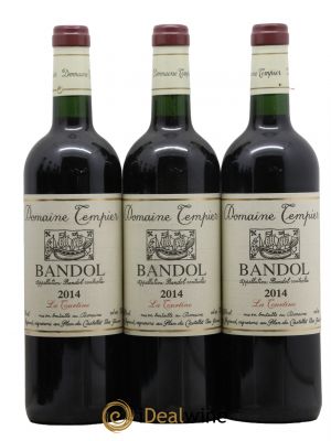Bandol Domaine Tempier La Tourtine Famille Peyraud  2014 - Lot of 3 Bottles