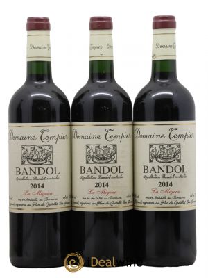 Bandol Domaine Tempier Cuvée La Migoua Famille Peyraud 2014 - Lot de 3 Bottles