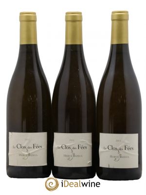 Côtes du Roussillon Clos des Fées Hervé Bizeul  2013 - Lot of 3 Bottles