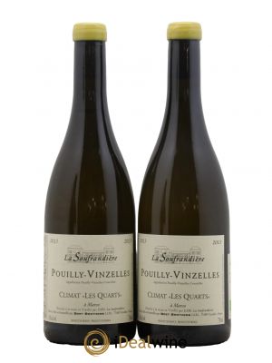 Pouilly-Vinzelles Les Quarts La Soufrandière - Bret Brothers 2013 - Lot de 2 Bottles