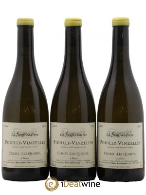 Pouilly-Vinzelles Les Quarts La Soufrandière - Bret Brothers 2014 - Lot de 3 Bottles