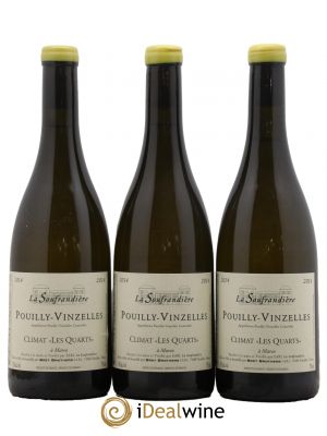 Pouilly-Vinzelles Les Quarts La Soufrandière - Bret Brothers 2014 - Lot de 3 Bottles