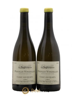 Pouilly-Vinzelles Les Quarts La Soufrandière - Bret Brothers 2014 - Lot de 2 Bottles