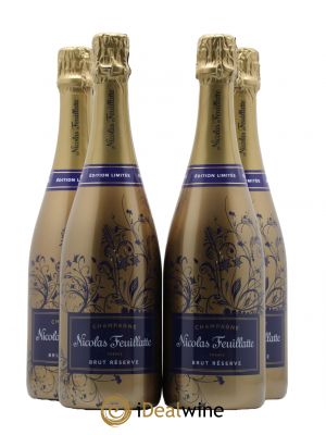Champagne Nicolas Feuillate Brut Reserve Edition Limitée ---- - Lot de 4 Bouteilles