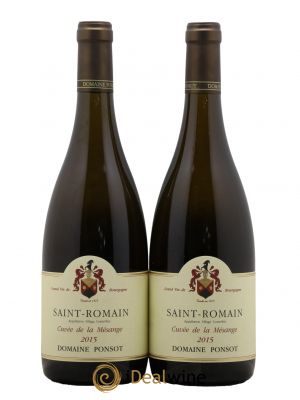 Saint-Romain Cuvée de la mésange Ponsot (Domaine) 2015 - Lot de 2 Bottles