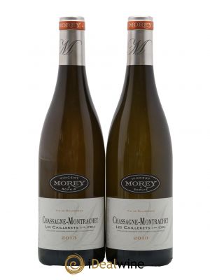 Chassagne-Montrachet 1er Cru Les Caillerets Vincent & Sophie Morey 2013 - Lot of 2 Bottles