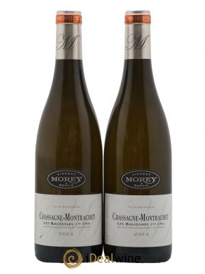 Chassagne-Montrachet 1er Cru Baudines Vincent & Sophie Morey 2014 - Lot of 2 Bottles