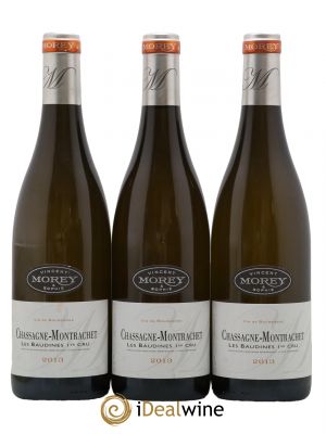 Chassagne-Montrachet 1er Cru Baudines Vincent & Sophie Morey 2013 - Lot de 3 Bottles