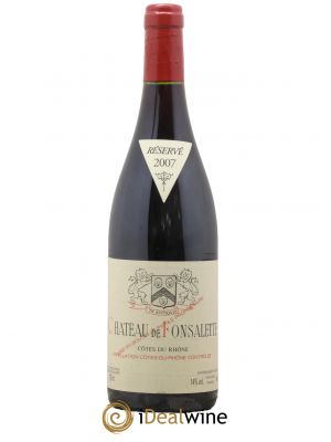 Côtes du Rhône Château de Fonsalette Emmanuel Reynaud 2007 - Lot de 1 Bottle